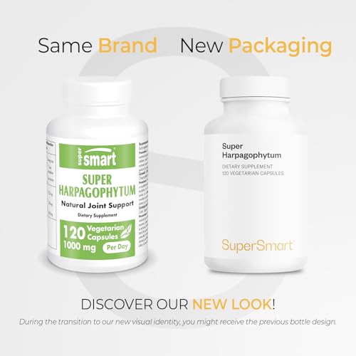 Supersmart Devil's Claw capsules close-up for easy daily use.