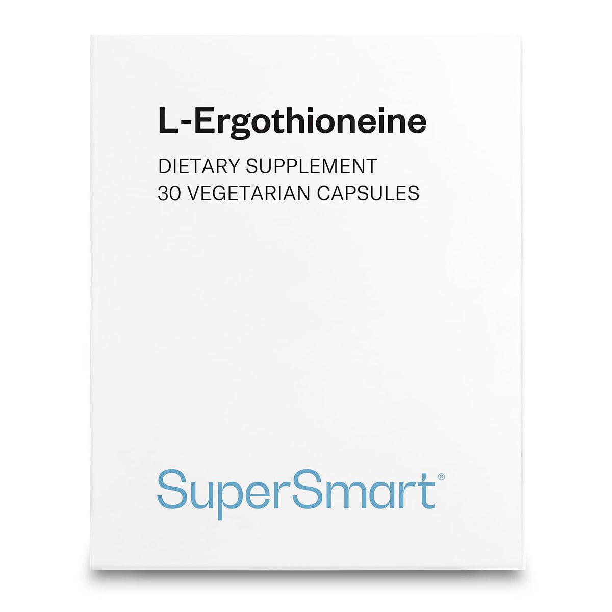 Supersmart ergothioneine bottle for daily antioxidant support.