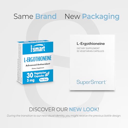 Supersmart ergothioneine capsules ready for daily use.