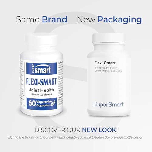 Supersmart FlexiSmart capsules pack highlighting vegetarian capsules for vegan-friendly nutrition.