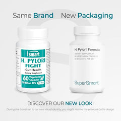 Supersmart label highlights Pylopass Lactobacillus reuteri strain.