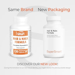 Supersmart capsules close-up highlights Biotin and MSM for daily beauty nutrition