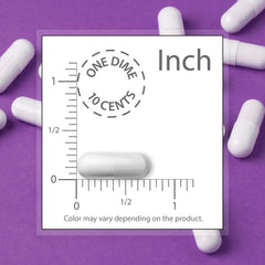 Lifestyle shot with a user taking two capsules in the morning