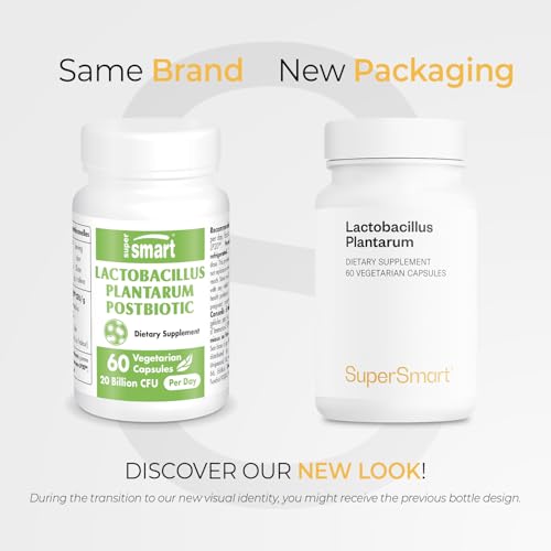 Supersmart Immuno-LP20 bottle label details non-GMO and gluten-free notes.