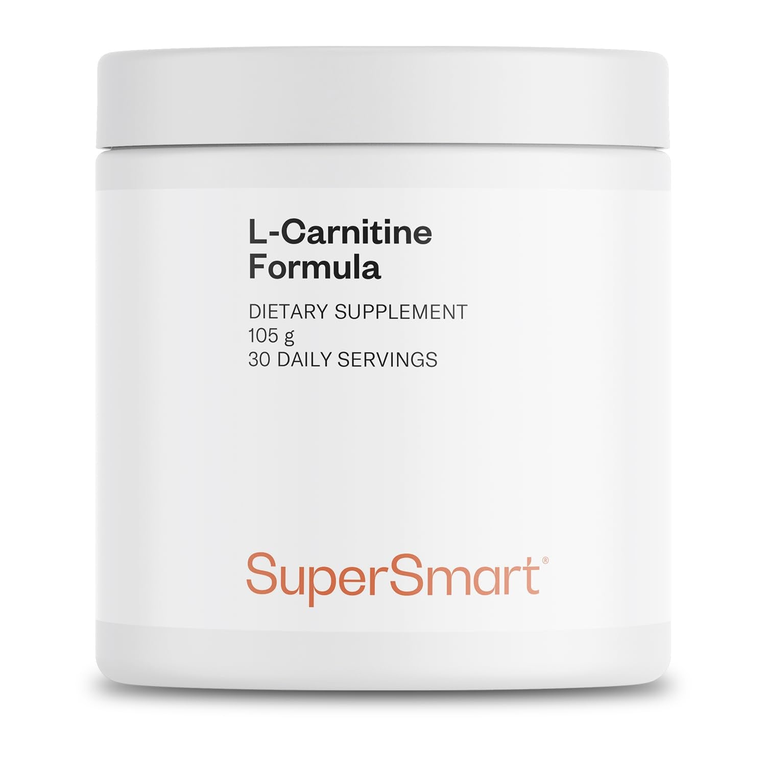 Supersmart L-Carnitine Formula bottle for easy daily supplementation and energy support