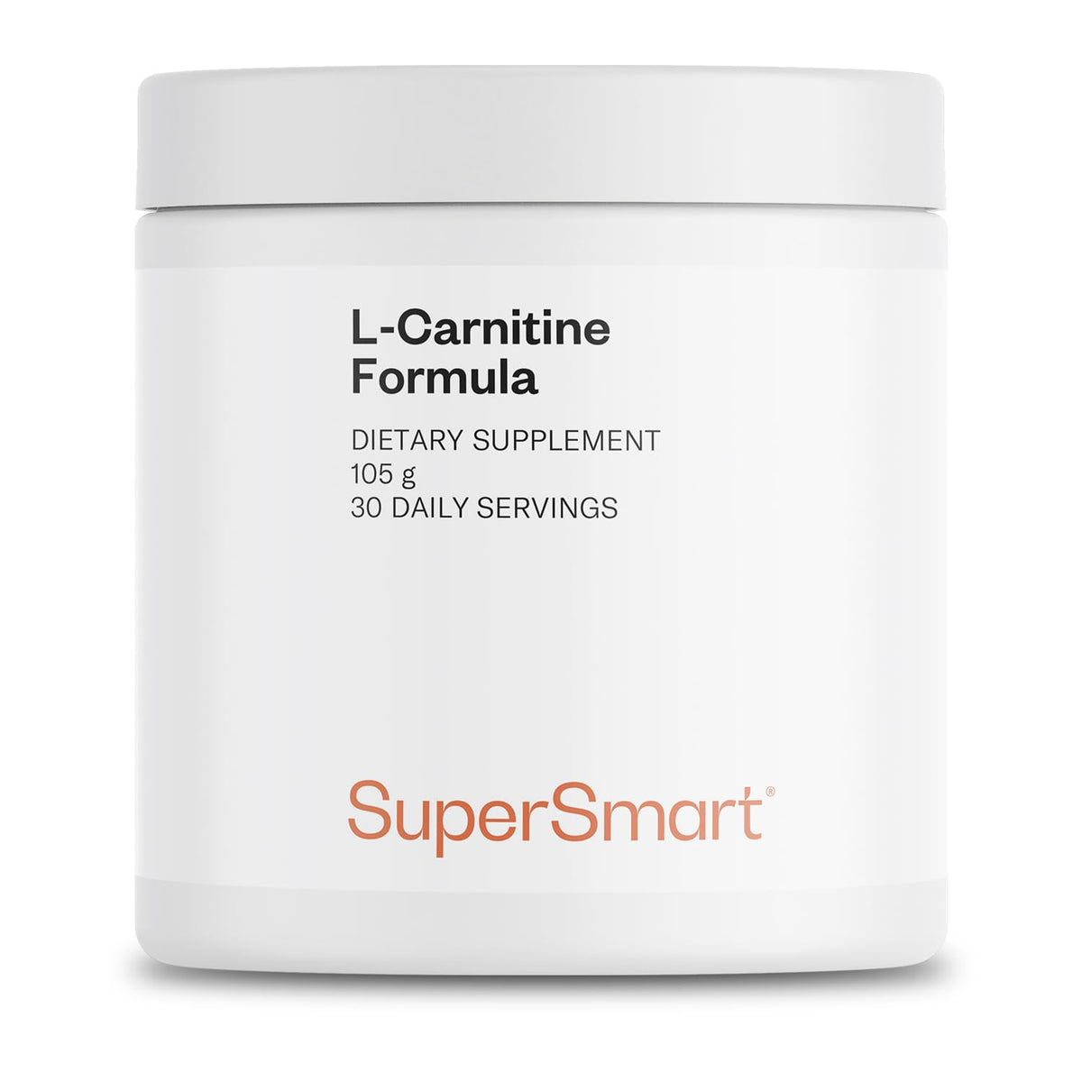 Supersmart L-Carnitine Formula bottle for easy daily supplementation and energy support
