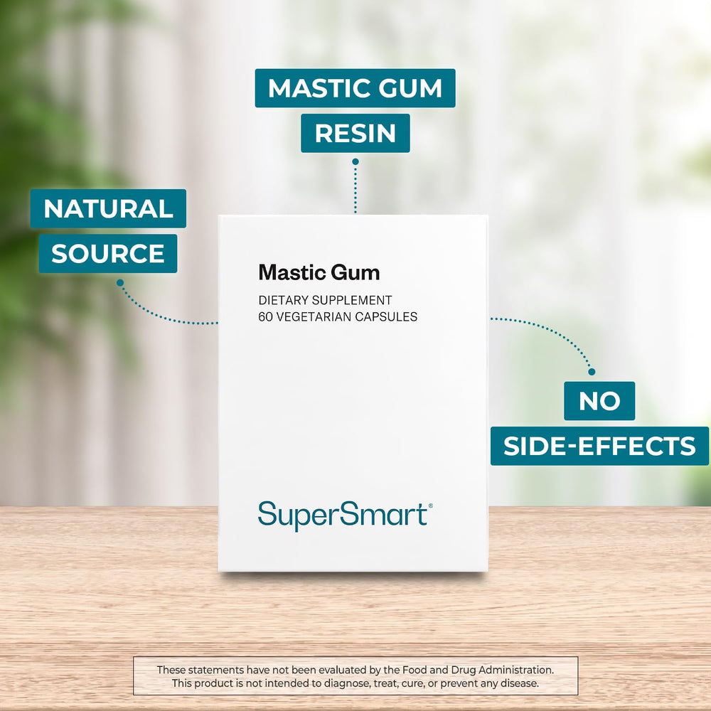 Close-up of Supersmart mastic gum resin showing natural texture