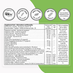 Supersmart Multimineral capsules closeup highlighting mineral forms for absorption.