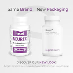 Supersmart Neurex capsules-closeup showing high-potency blend for memory and mental speed