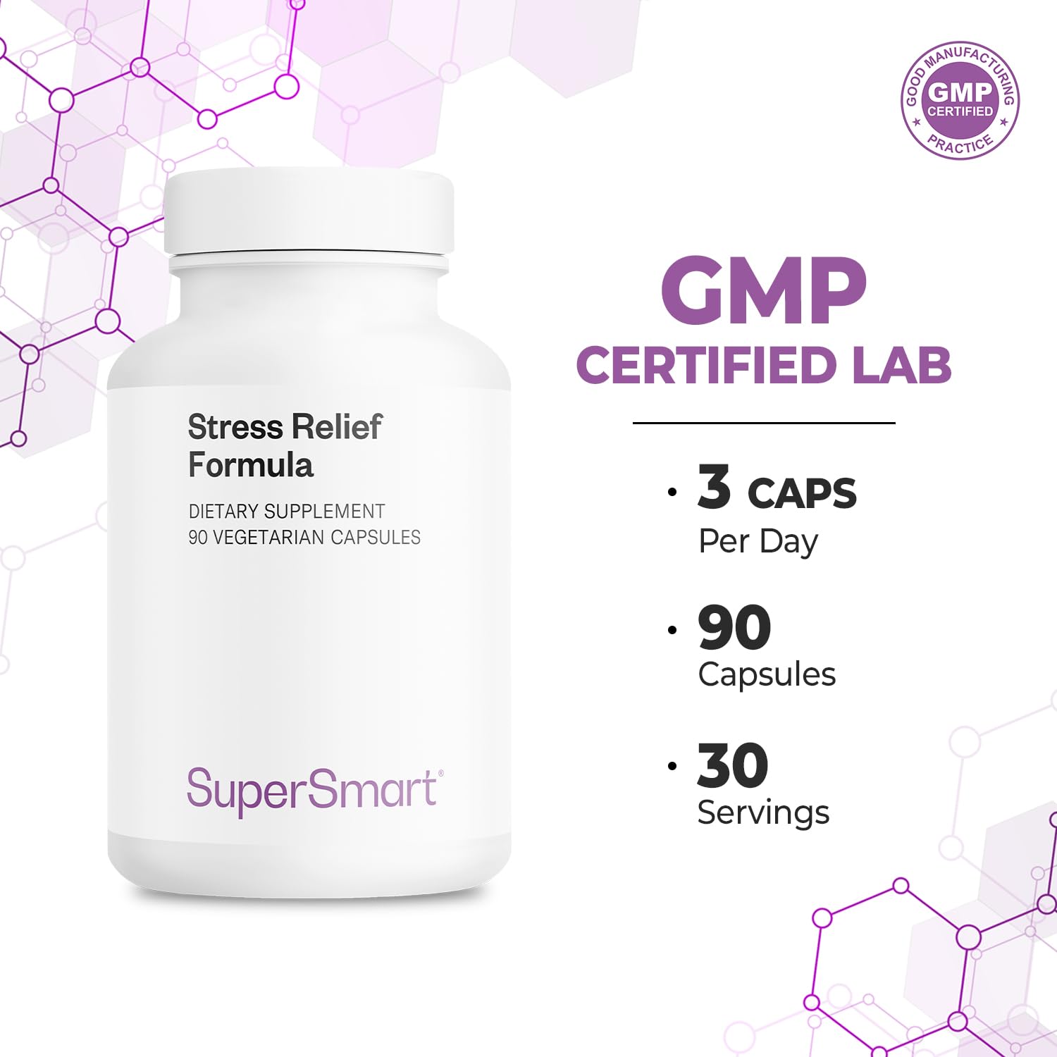Supersmart non-GMO gluten-free label conveys safe ingredient sourcing.