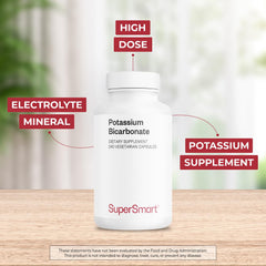 Supersmart Potassium Bicarbonate capsules close-up for easy daily supplementation
