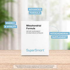 Supersmart R-Lipoic Acid capsules for energy metabolism support.