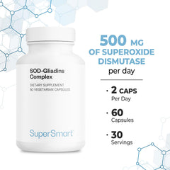 Supersmart SOD Gliadins non-GMO symbol on packaging