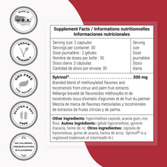 Citrus bioflavonoids and tocotrienols illustration in Sytrinol