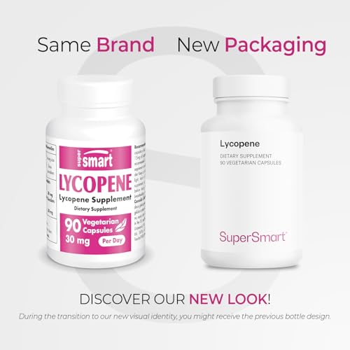 Close-up of tomato extract lycopene standard to 10% in Supersmart product.