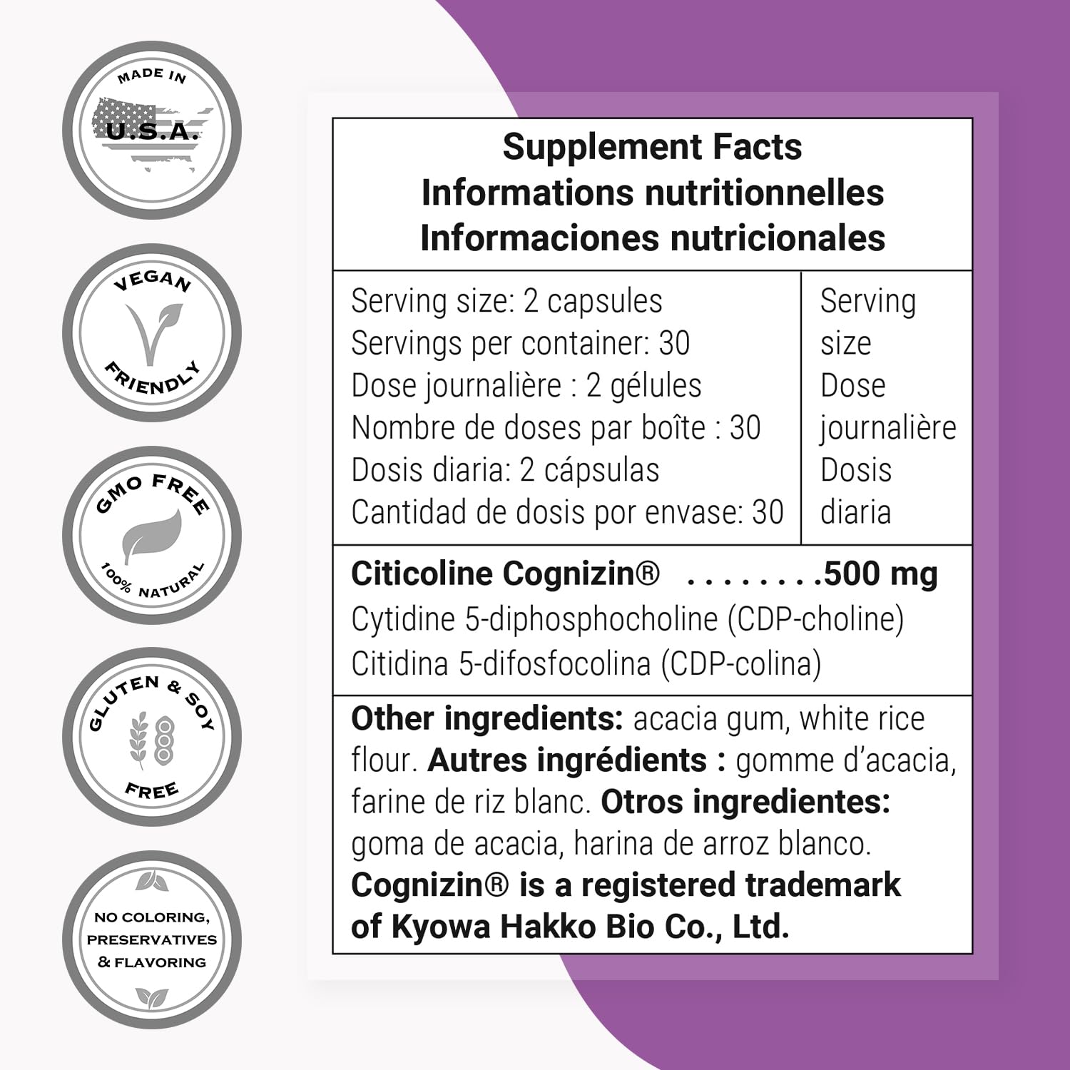 Supersmart vegetarian-friendly formula for plant-based lifestyles.
