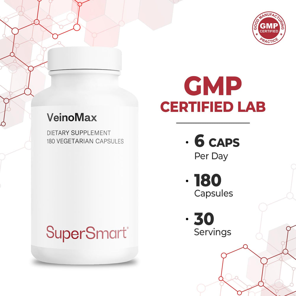 VeinoMax troxerutin quercetin blend capsules supports wellness.