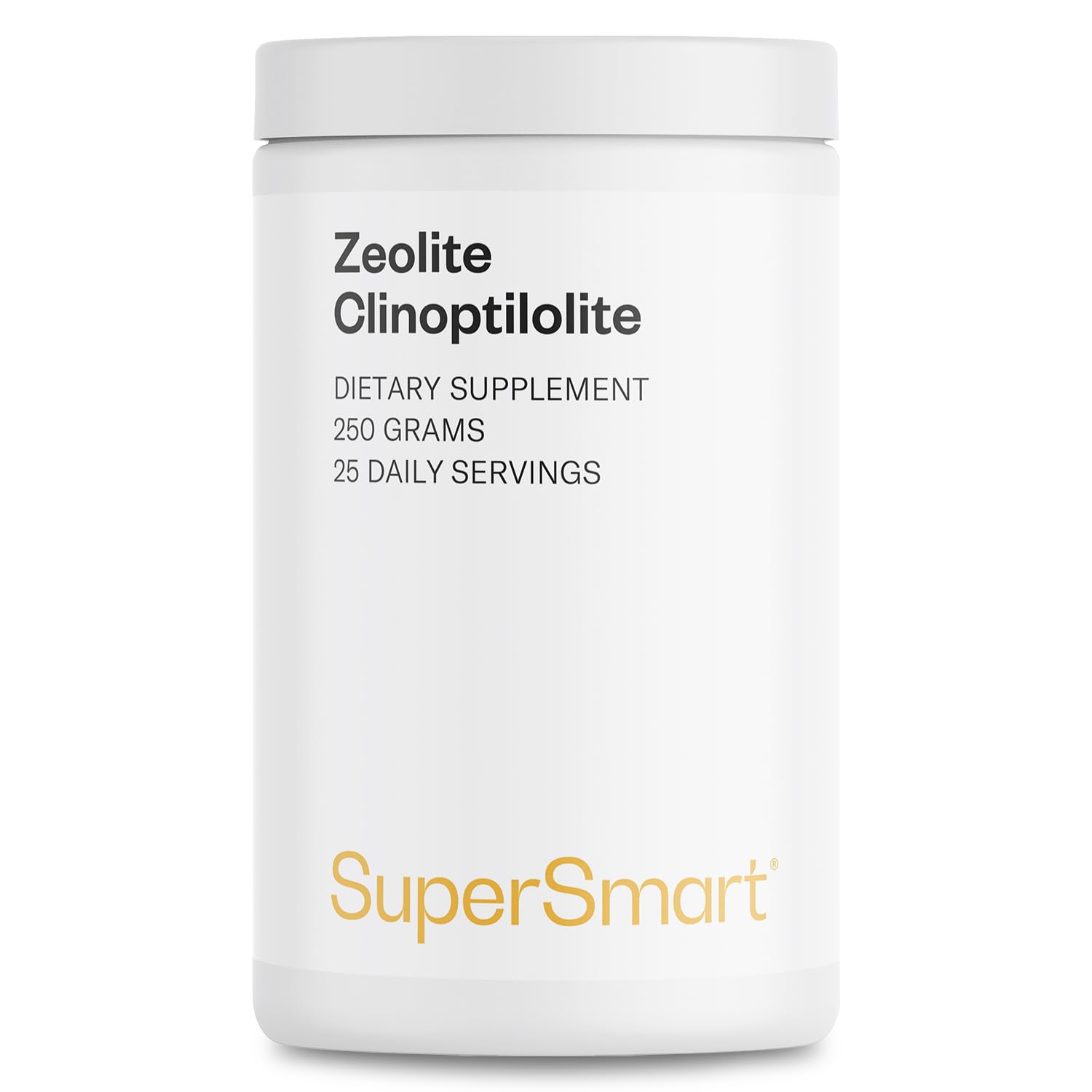 Supersmart Zeolite Clinoptilolite powder bottle ready for daily mineral routine