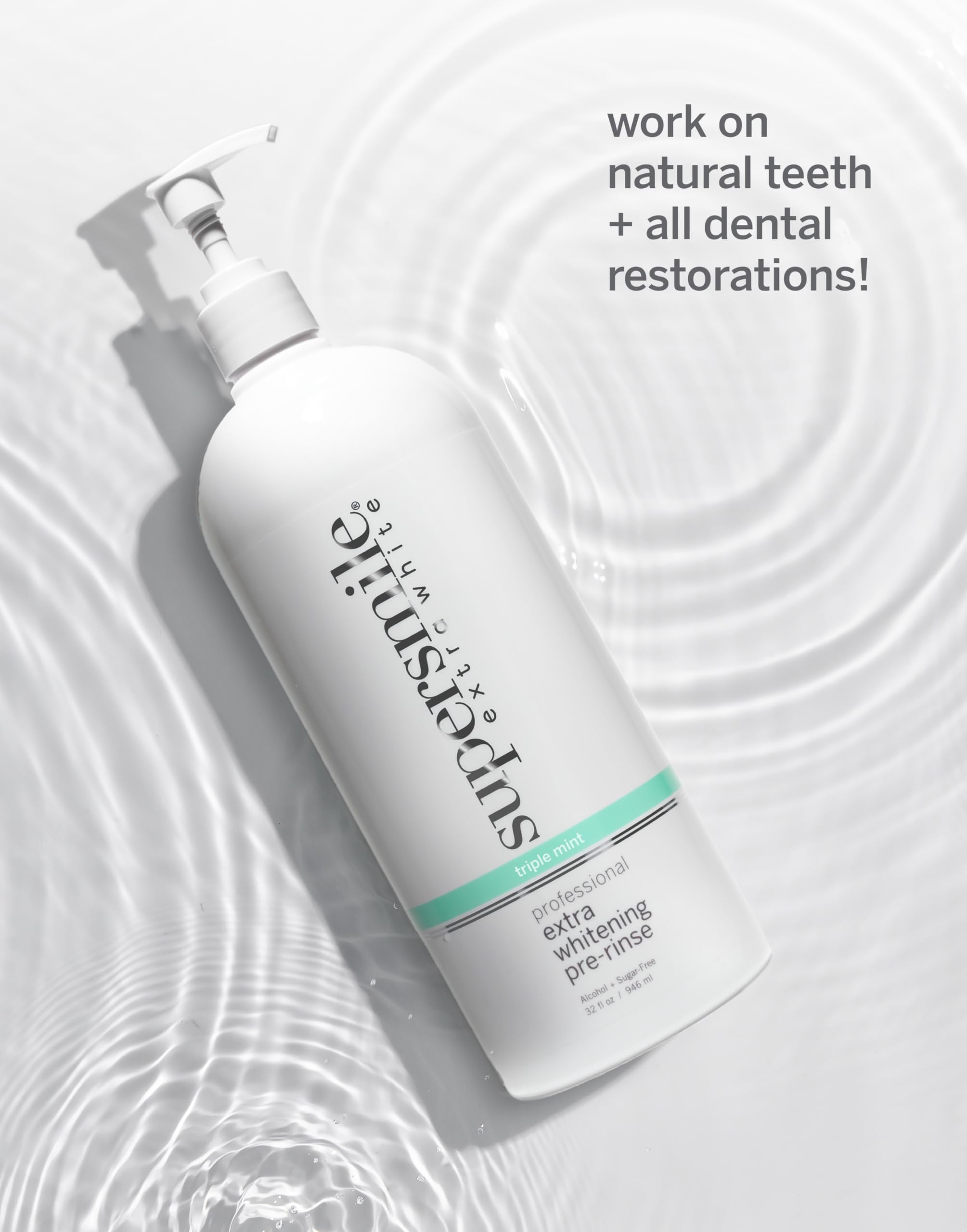 Supersmile Jumbo foaming action closeup illustrates lasting freshness
