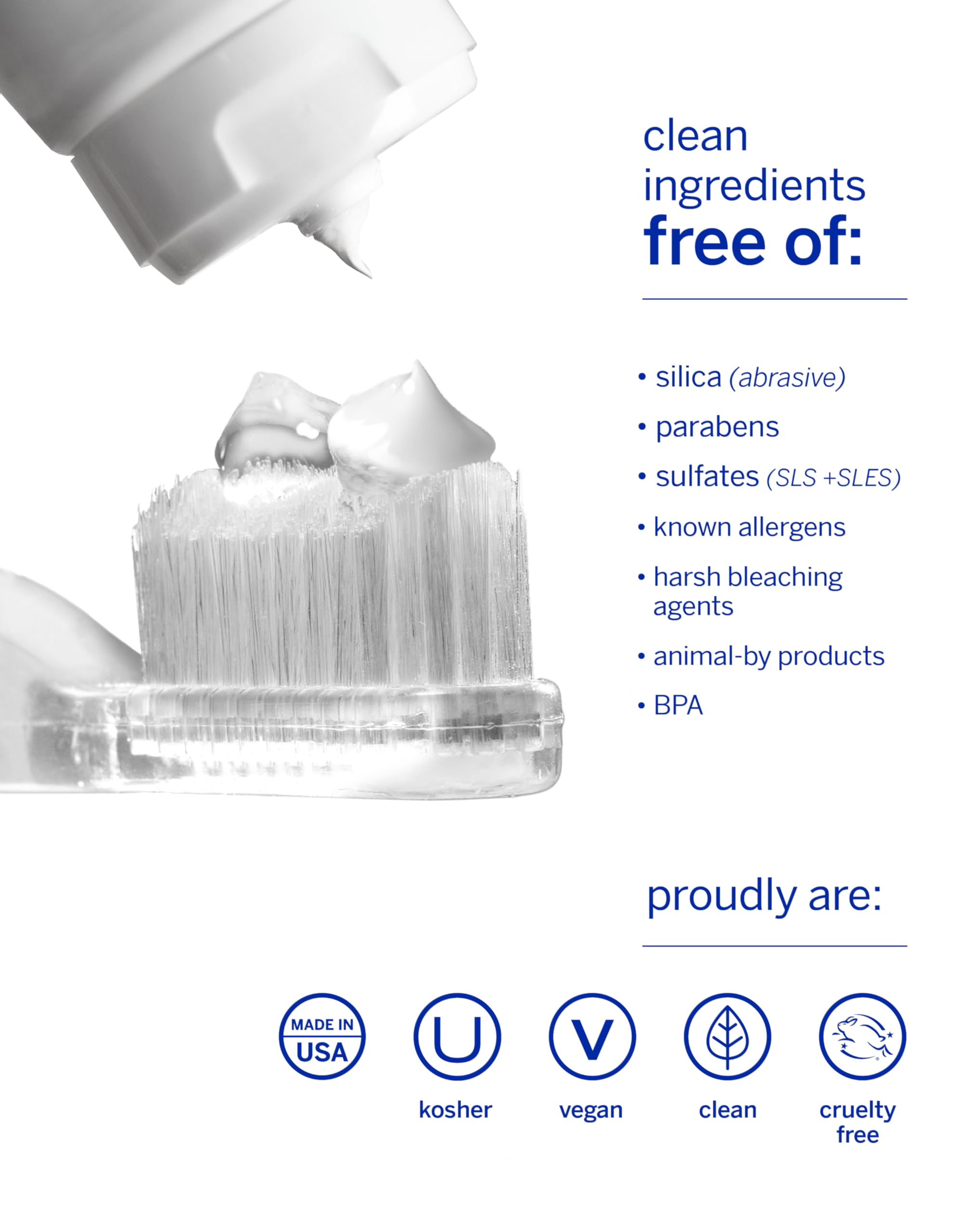 Supersmile Rosewater Mint whitening system bottle dispense demonstrates easy, measured application.