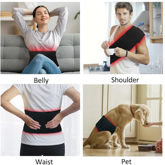 Supersred 3-in-1 LED beads provide versatile therapy in one belt.