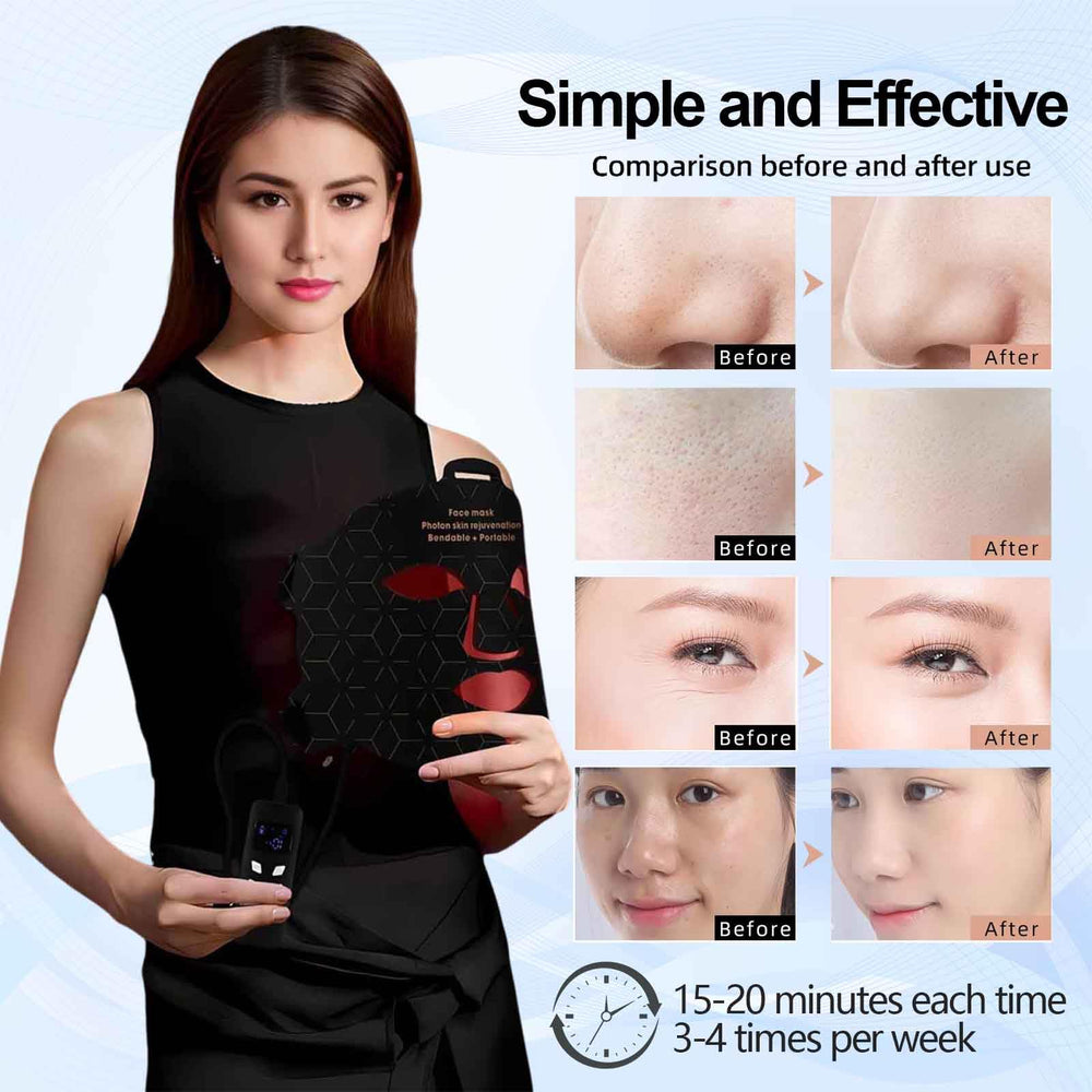 Supersred 3000mAh battery enables cordless use during treatments.