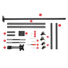 Supersred installation guide video included for quick assembly.