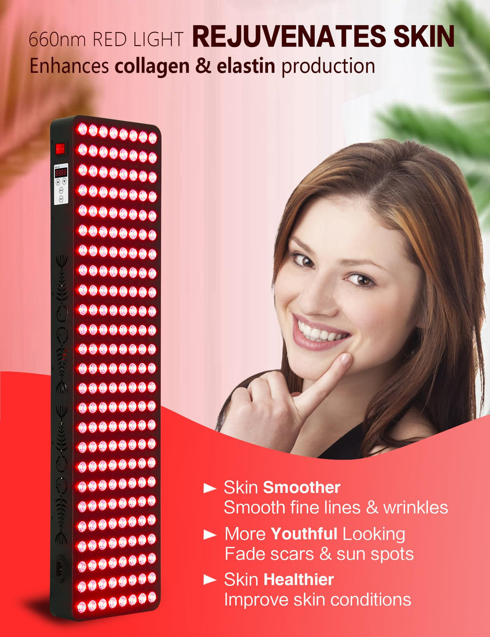 Supersred high-irradiance LEDs close-up showing dual-chip design