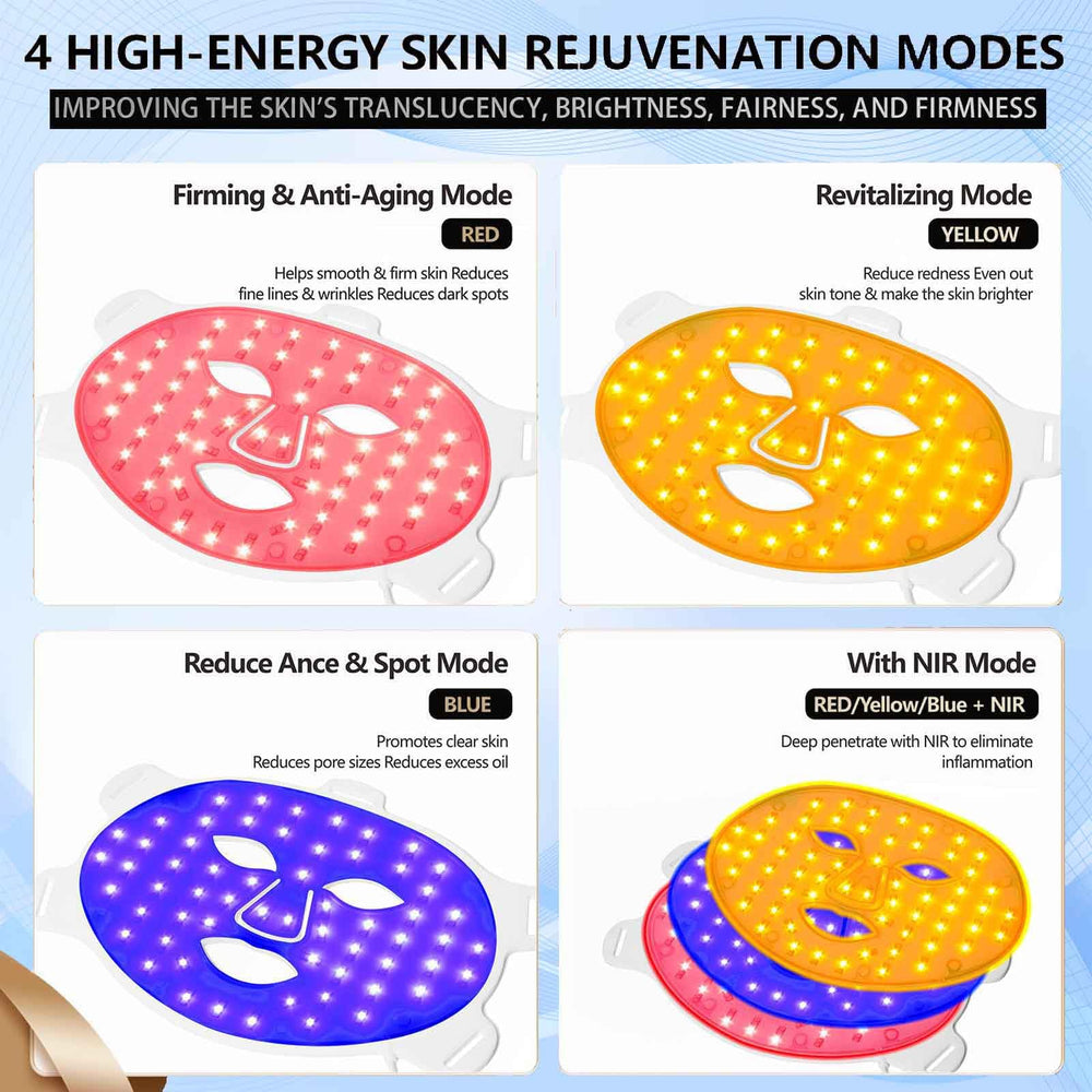Supersred remote controller powers the mask and adjusts sessions.