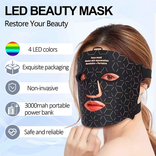 Supersred soft silicone mask gentle on all skin types.