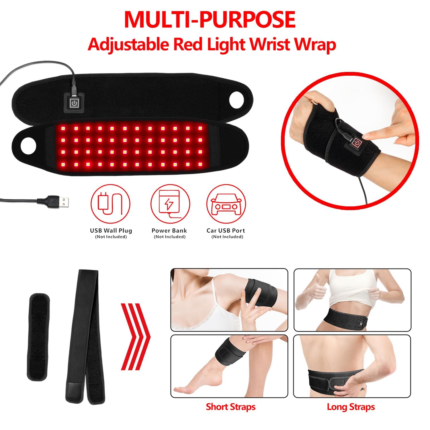 Wrist curved design of Supersred Therawrap fits the wrist for comfortable wear