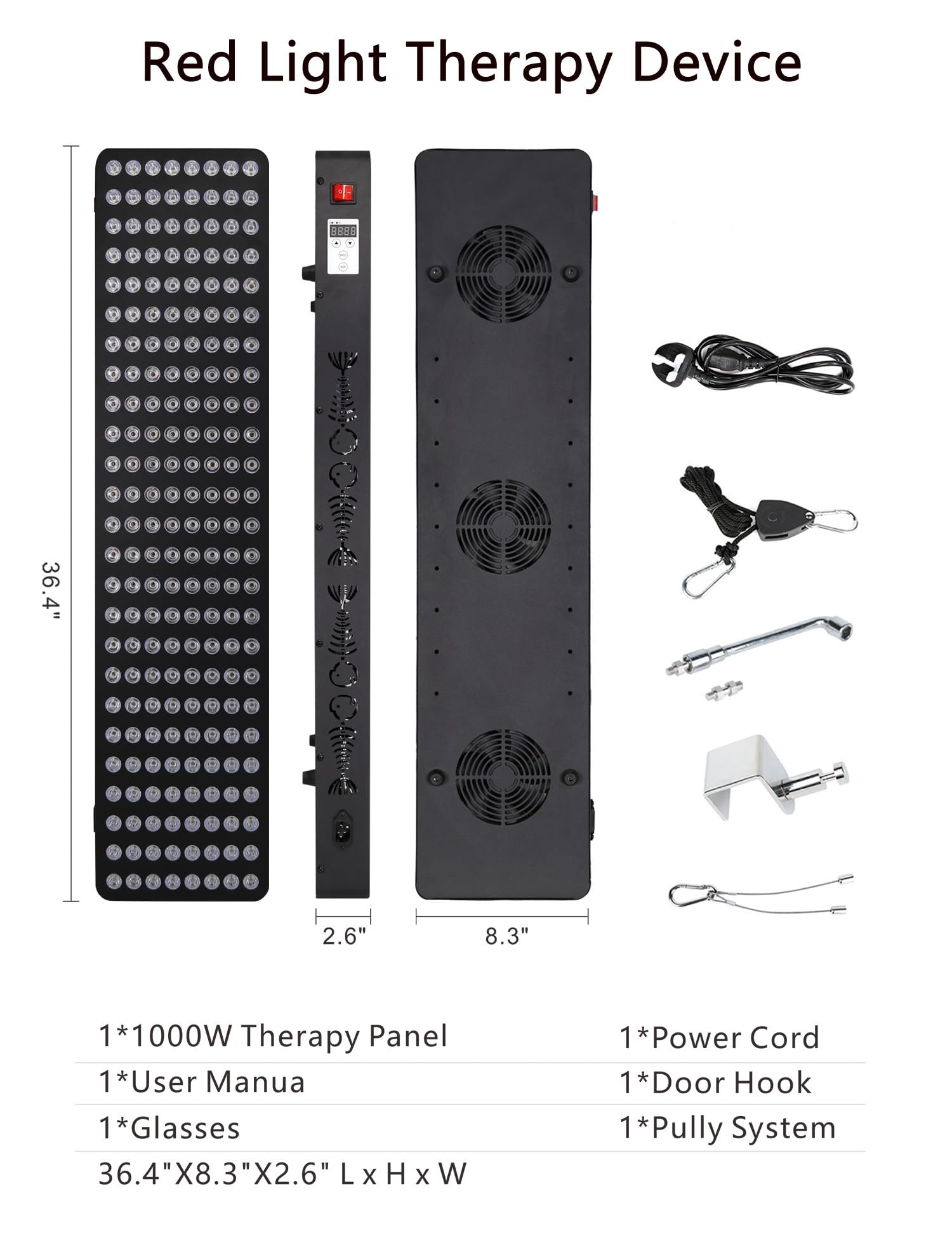 Supersred wall-mount and door-mount kit for versatile placement