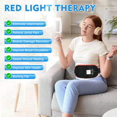 SUPKIZ red light therapy body hand-usage for targeted positioning and relaxation.