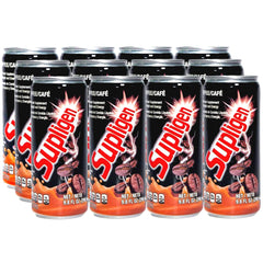 Supligen Coffee liquid bottle front view for on-the-go energy and nutrition.