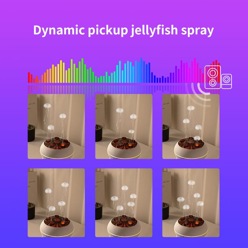 SUPNOVA jellyfish diffuser side view highlighting compact design.