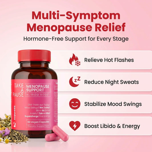Suppees Vitex bottle back with dosage guidance for daily wellness routine.