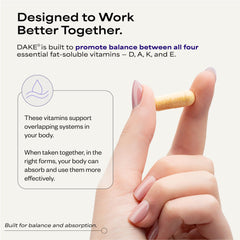 Suppgrade Labs DAKE packaging box with clean design and allergen information.