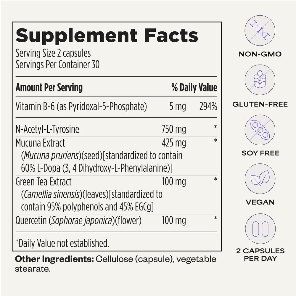 Suppgrade Labs Motivation 101 packaging notes non-GMO and allergen-friendly attributes
