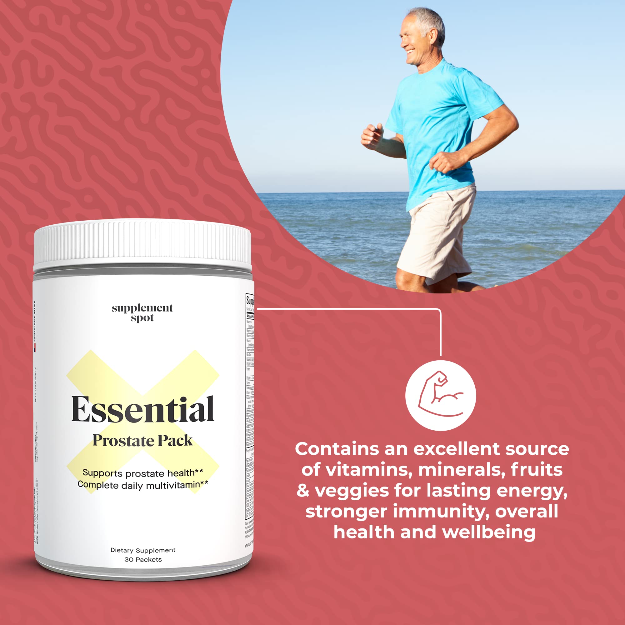 Supplement Spot Prostate Health Pack bottle ready for everyday supplementation.