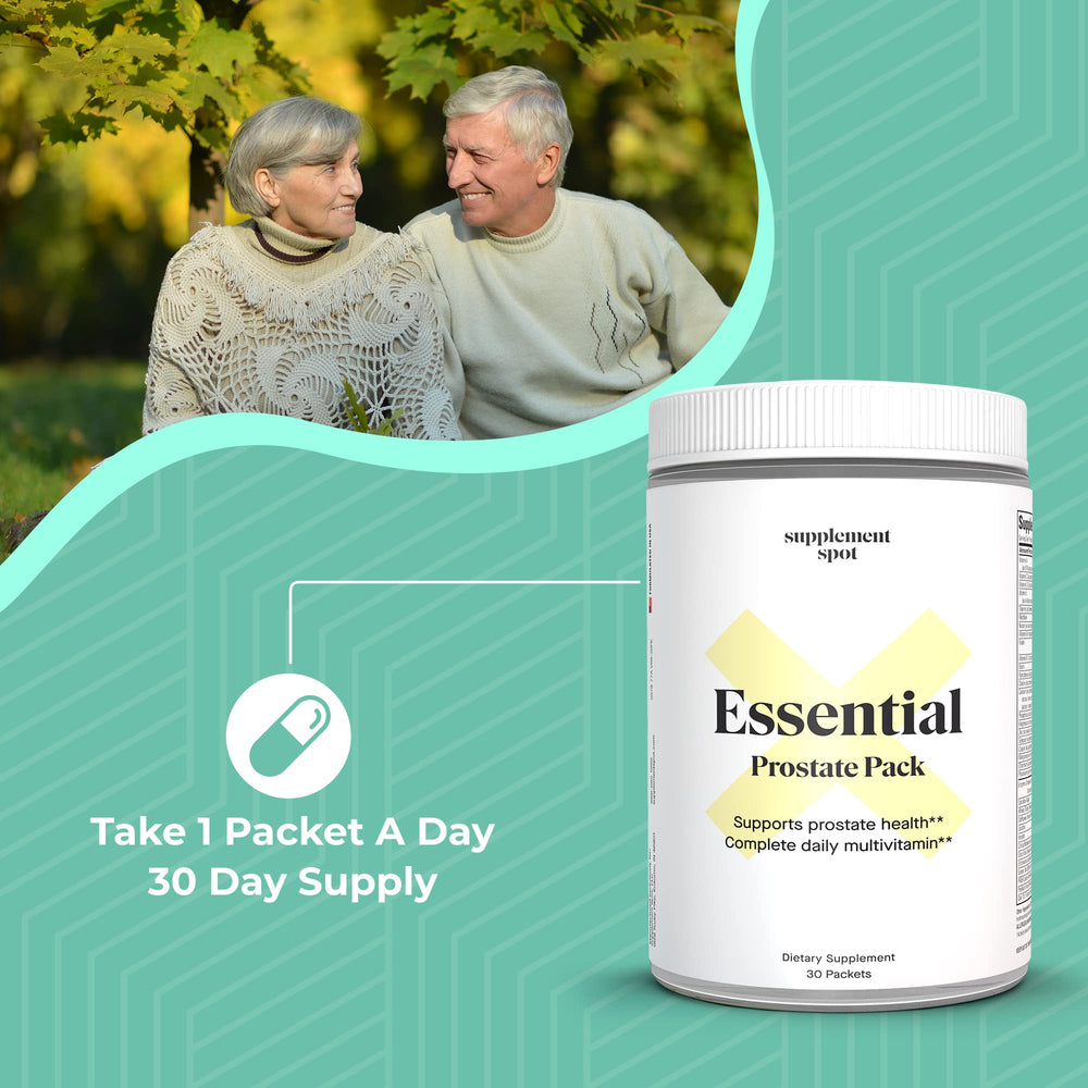Supplement Spot Saw Palmetto and minerals in a natural prostate support blend.