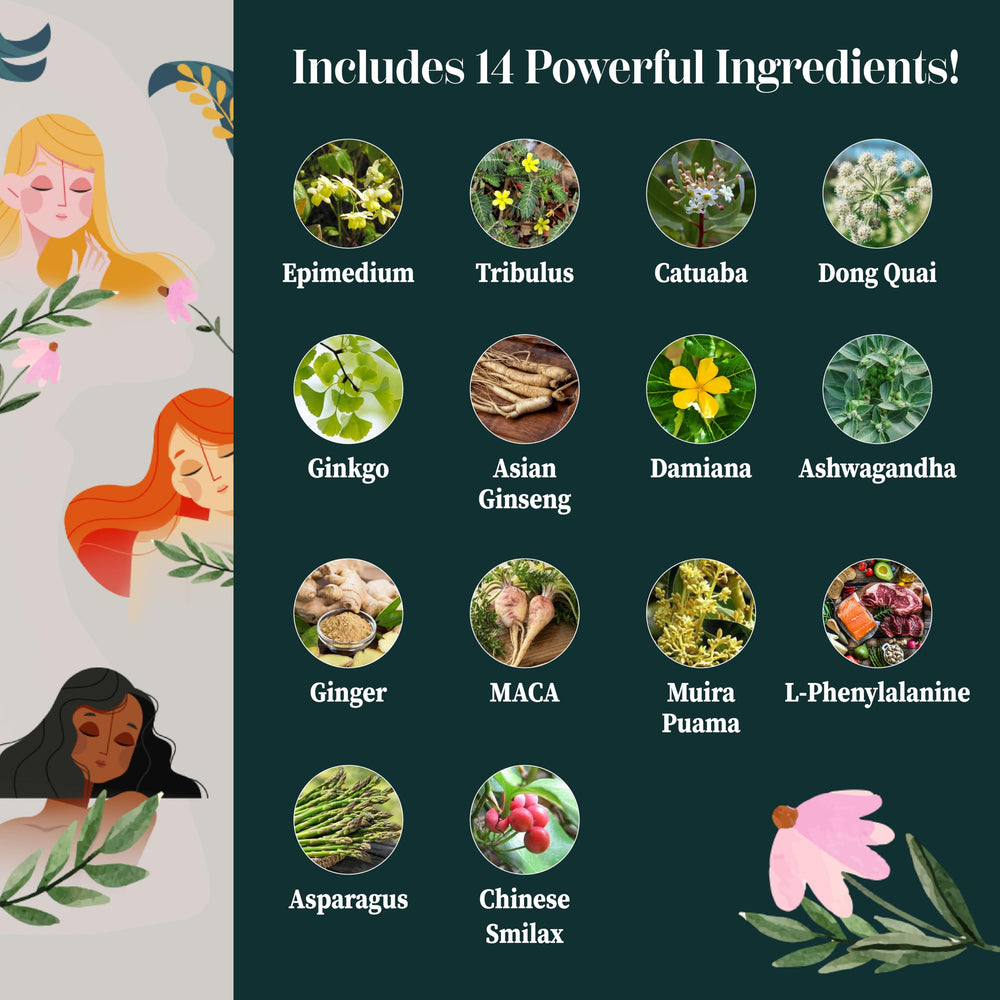 Supplement Universe Female Libido Enhancer packaging box emphasizes natural formulation