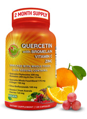 SUPPLEMENTS STUDIO Quercetin bromelain bottle front signals immune support and clarity.