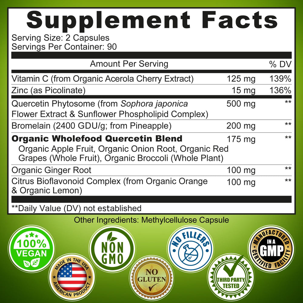 Supplements Studio Quercetin citrus bioflavonoids for flavonoid-rich antioxidant protection