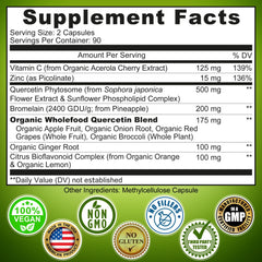 Supplements Studio Quercetin citrus bioflavonoids for flavonoid-rich antioxidant protection