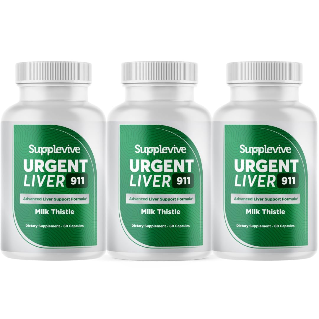 Supplevive Urgent Liver 911 bottle front view for daily liver support