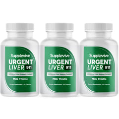 Supplevive Urgent Liver 911 bottle front view for daily liver support