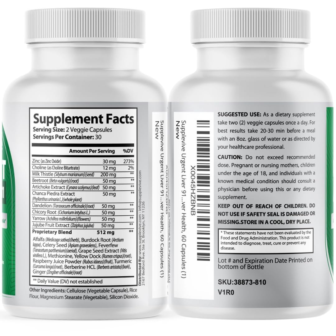 Supplevive Urgent Liver 911 packaging on a clean countertop for daily routine