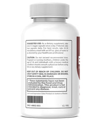 SuppNature Bio Cell bottle with 60 capsules, clear value.