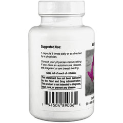 Supreme Nutrition Astragalus Supreme label shot showing clean ingredients for trust