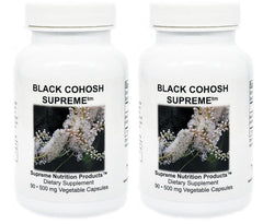 Supreme Nutrition Black Cohosh Supreme bottle showing pure herbal capsules for daily vitality